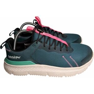 Timberland PRO Setra Composite Toe Work Sneaker Womens 9W Teal Pink EH